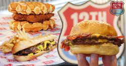 12th Street burgers London West Ealing American Halal fast food restaurant Gourmet burger