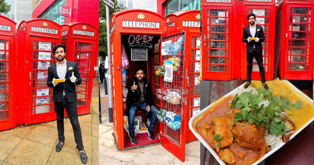 Food Booth Halal Curry Uxbridge London Phone Box Booth
