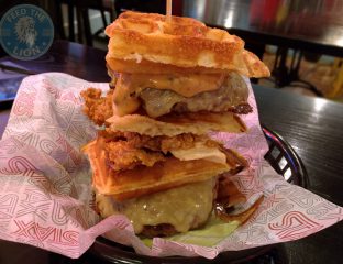 Frankenstein Special Secret Menu - Waffle burger