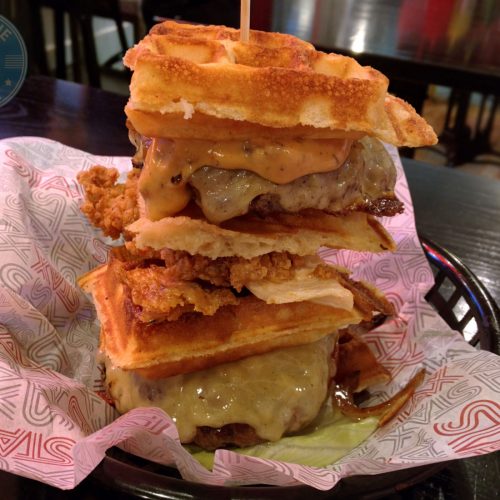 Frankenstein Special Secret Menu - Waffle burger