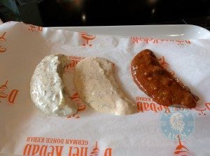 German doner kebab sauces
