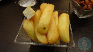 fries chips meat rack