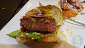 lamb-processed burger meat rack