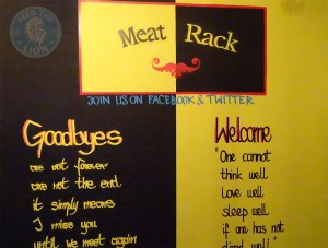 poem meat rack earlsfield