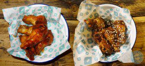 brioche burger Hot Chicken Wings & Dirty Dozen