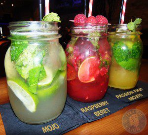 band of burgers MOCKTAILS-Mojo, Raspberry Beret & Passionfruit Mojito, £4.90