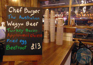 burgista bros chef special burger the Australian