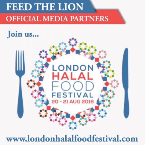 London Halal Food Festival 2016 Feed the Lion media partner