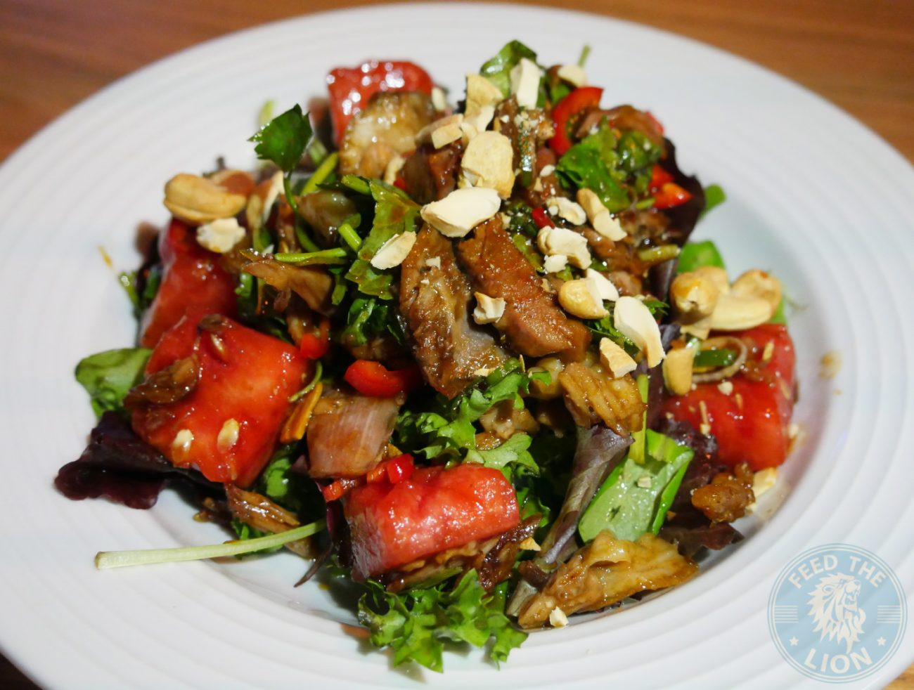 chi kitchen DUCK AND WATERMELON SALAD - Feed the Lion