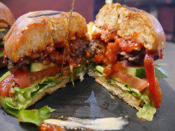 Sea Fire grill burger