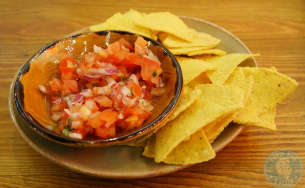 Fresh Tomato Salsa with Tortilla Chips £1.50