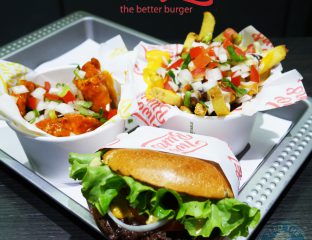 Two 2 buns the better burger american burger