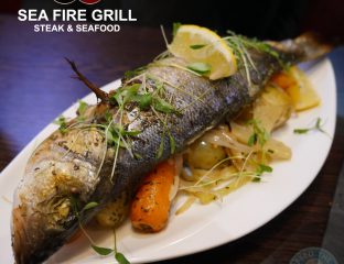 Sea Fire Grill - Steak & Seafood, Camden halal burger hmc fish sea bass