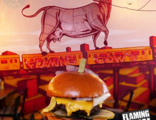 Flaming Cow Ealing Broadway Goutmet burger American dinning halal
