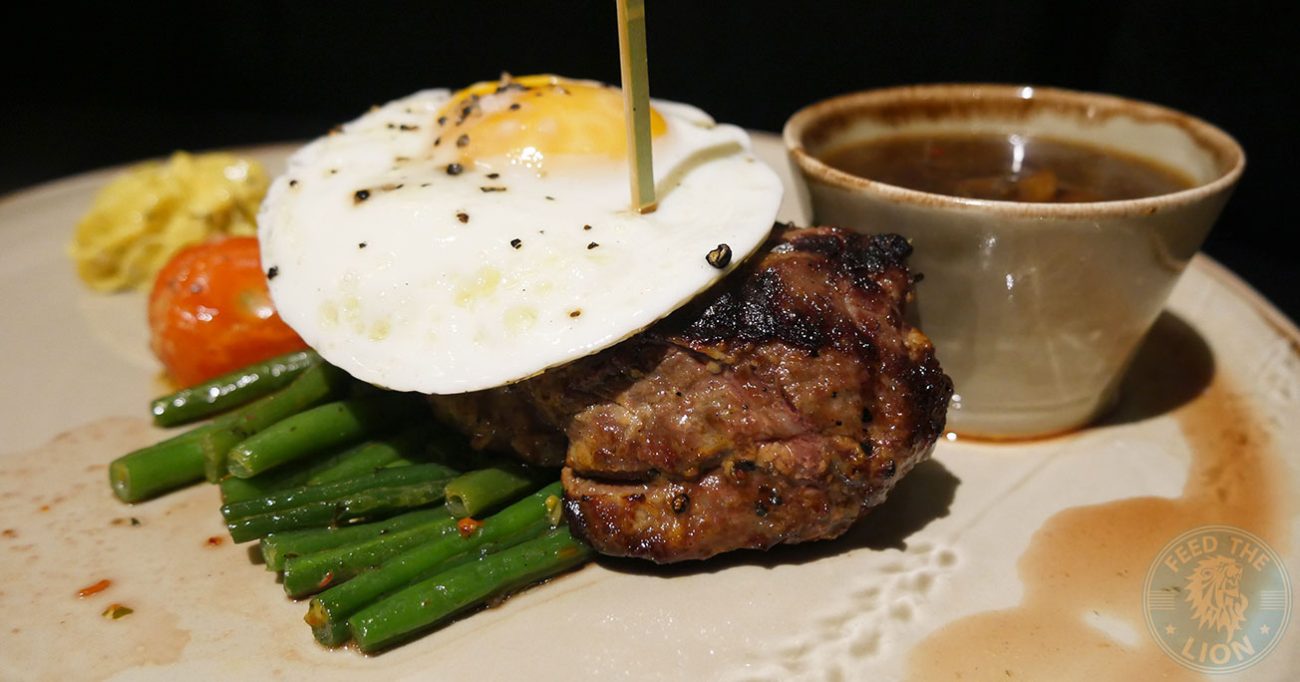 The Banc Tottenham Burger Steak Feed the Lion
