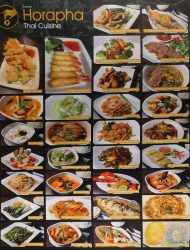 menu Horapha Thai Cuisine Queensway Halal London Restaurant