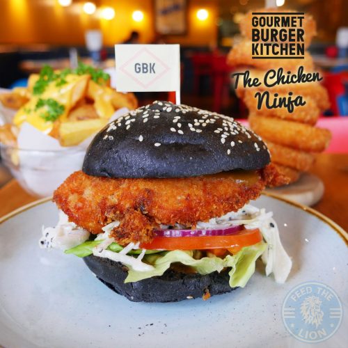 GBK Gourmet Burger Kitchen Chicken Ninja Halal