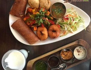 chettinad indian leicester curry samosa chutney vegetarian