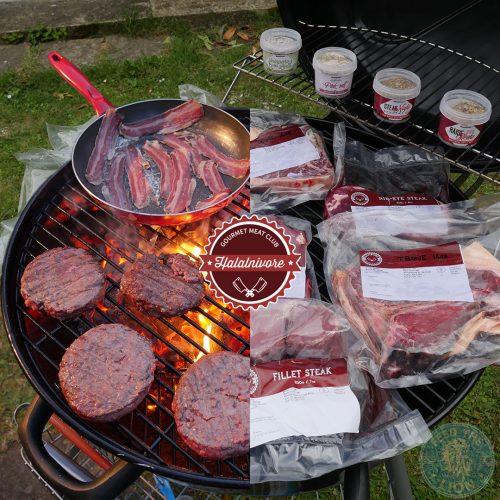 Halalnivore Halal Gourmet Meat Club BBQ Burger Steak