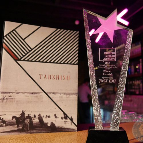 Award Best kebab Tarshish Turkish Wood Green Halal Food