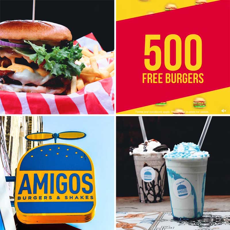 Amigos New Ilford Branch to Give Away 500 Burgers Feed the Lion