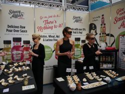 The Saucy Affair raw sauce Specialty & Fine Food Fair Olympia Halal