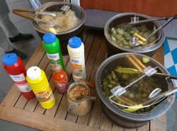 The Sausage Man Germany Frankfurt Halal Ealing Broadway Market popup stall