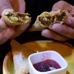 duck samosa Zayane Michelin Star Halal Moroccan Notting Hill