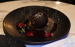 chocolate dessert Mesa Kitchen Restaurant Southgate London Halal