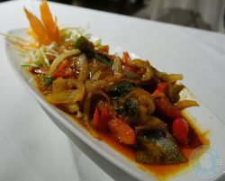Sea Bass Tiger Lily Thai Restaurant London Osterley Halal