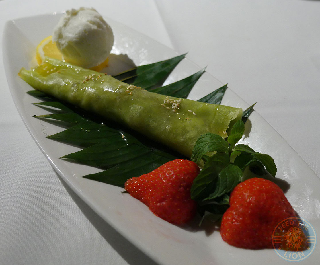 Dessert Tiger Lily Thai Restaurant London Osterley Halal Feed the Lion