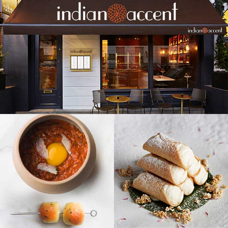 Awardwinning Indian Accent launches in London today Feed the Lion