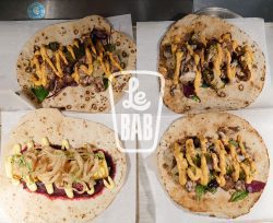 Le Bab Gourmet Kebabs Kingsly Court, Carnaby Street, Soho, London Halal