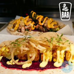 Le Bab Gourmet Kebabs Kingsly Court, Carnaby Street, Soho, London Halal