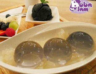 BobaJam Soho London Asian Dessert Parlor bubble tea rain drop cake
