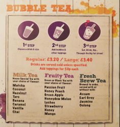 BobaJam Soho London Asian Dessert Parlor bubble tea