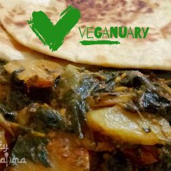 Halima Spinach & Potatoes Recipe Veganuary