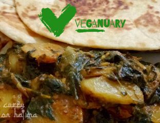 Halima Spinach & Potatoes Recipe Veganuary