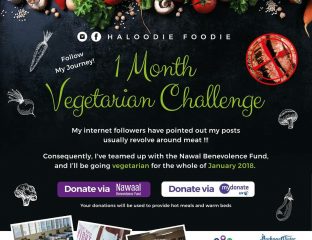 HaloodieFooedie Vegetarian Nawaal January Charity