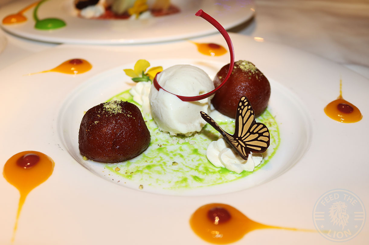 dessert indique indian restaurant Manchester Halal Curry Feed the Lion