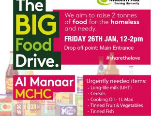 Muslim Aid Food Drive Al- Manaar