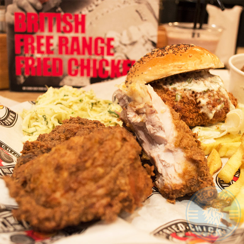 billy and the chicks halal free range chicken kfc Feed the Lion