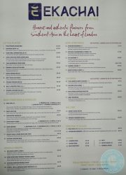 Ekachai South East Asian Kings Cross Chinese halal restaurant menu