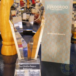 Asian restaurant award 2018 winner Kookoo grill and seafood halal kebab Persian Middle Eastern Food restaurant Surbiton best middle eastern
