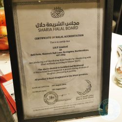 certificate, Pho, Vietnamese, Shepherds bush, restaurant, Halal, London