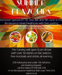 The carvery ramadan menu halal