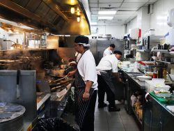 Chef cooking Mango Tree Belgravia halal London restaurant Pan Asian