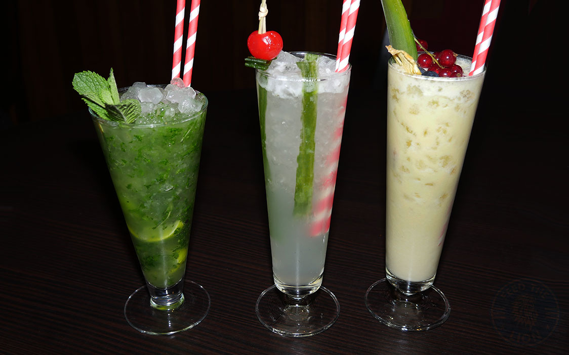 Drink Mocktails Mango Tree Belgravia halal London restaurant Pan Asian Feed the Lion