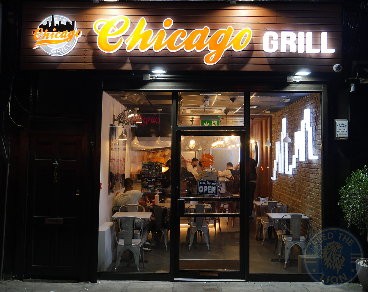 Chicago Grill Halal Burger restaurant Shephards Bush - Feed the Lion