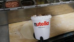 nutella The Lebanese Bakery, Covent Garden, London, Halal, pizza